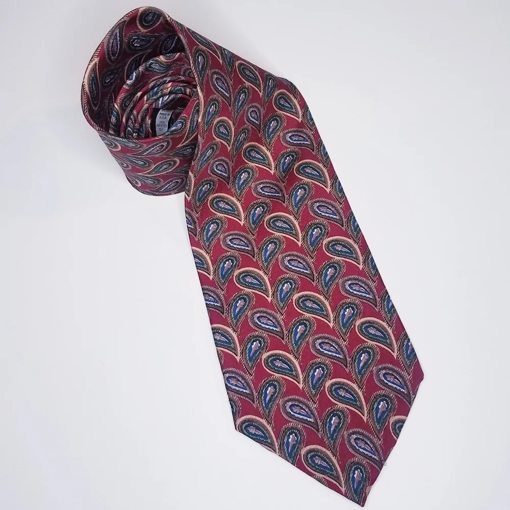 Oscar de la Renta Neckwear Men's Tie Couture on Made in USA 100% silk - Picture 8 of 8